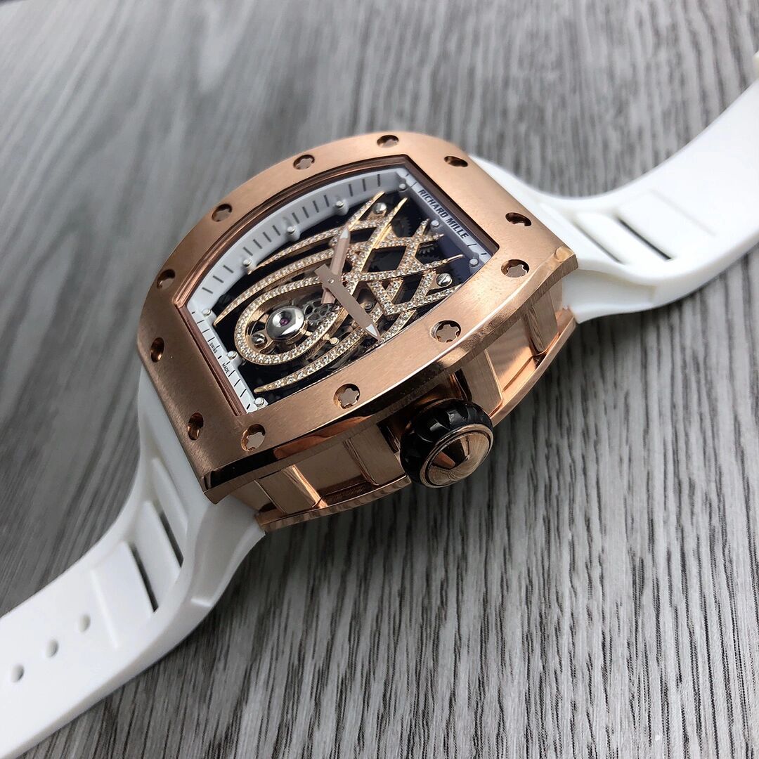 richard mille 理查德米勒 richard mille 6t51机械 镶满钻表壳 尺寸