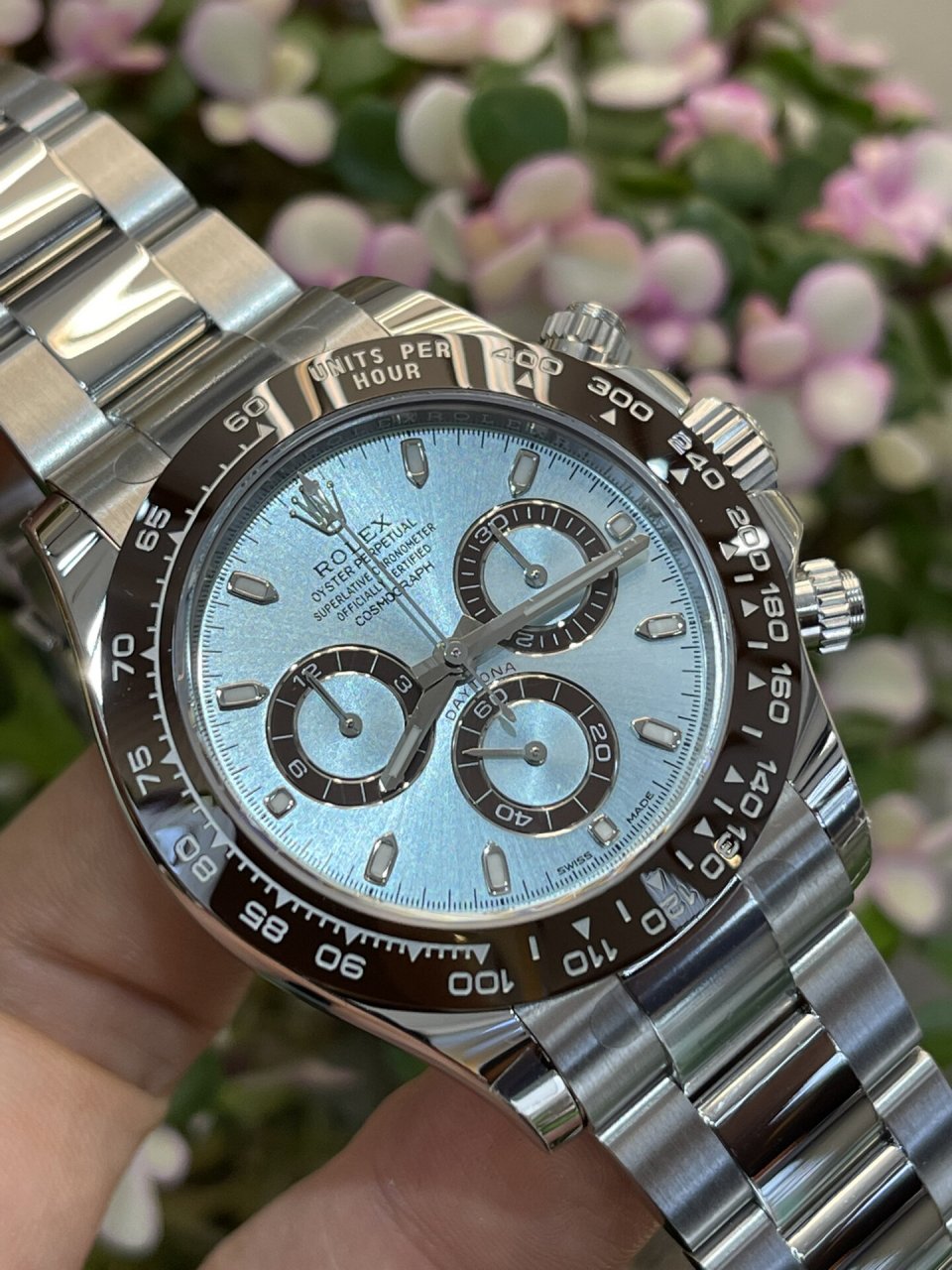澳门买表9890劳力士冰蓝迪|950铂金重268克 2013年daytona五十