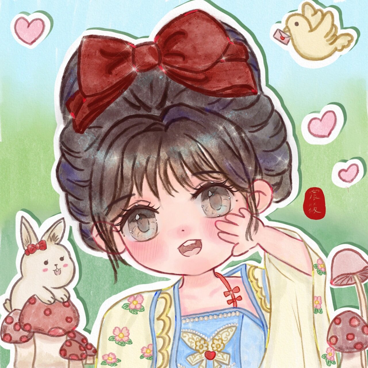 q版白雪公主头像!