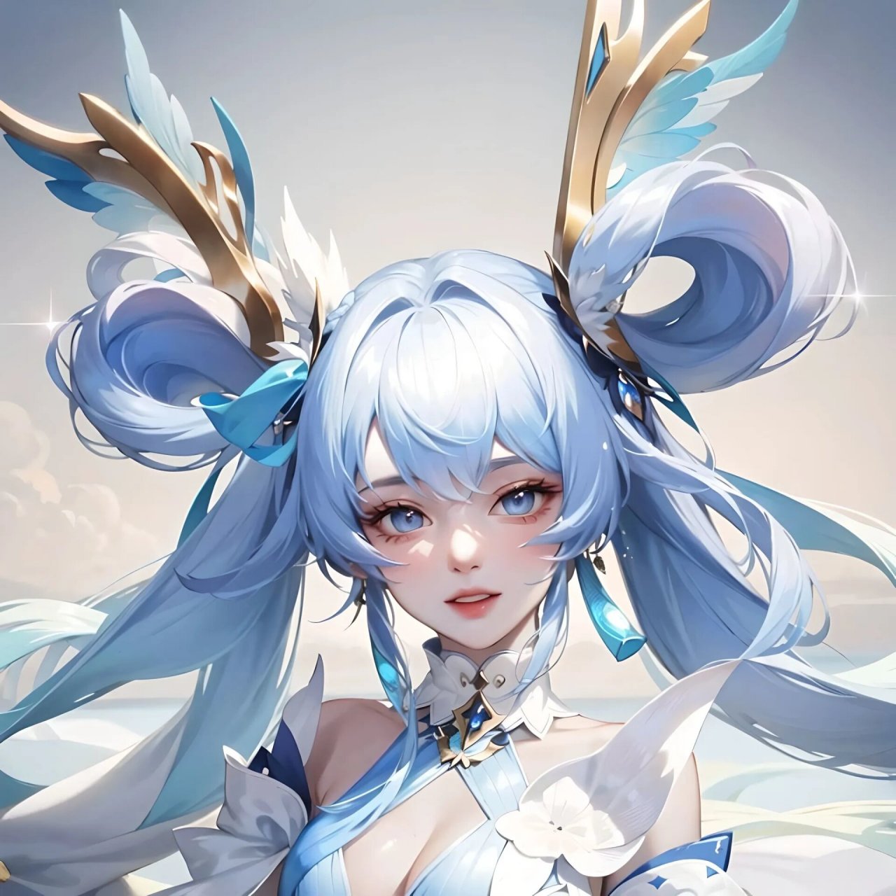 孙尚香头像分享90 可美可帅的双马尾酷姐90