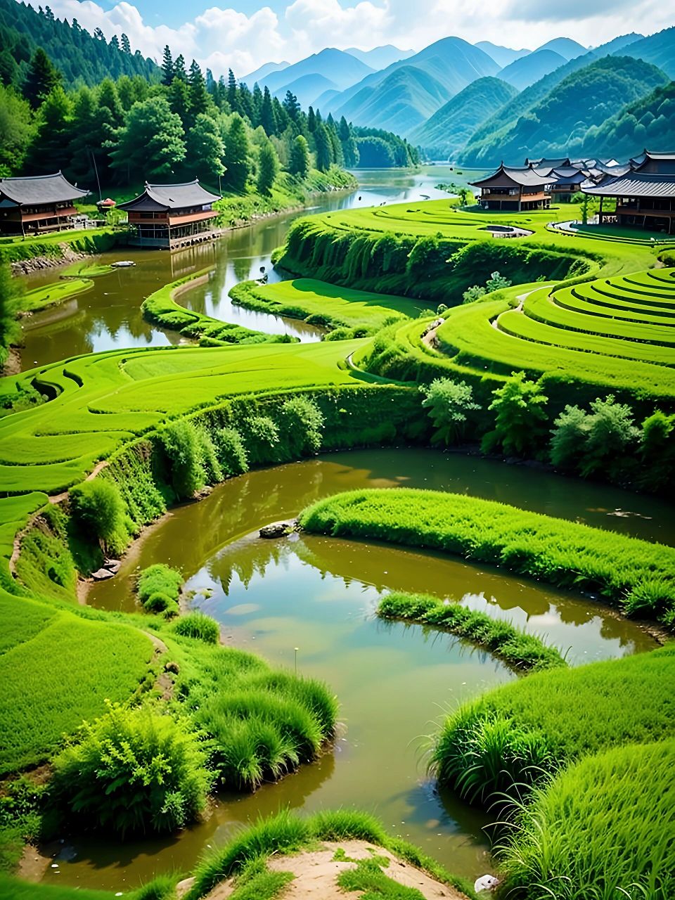 唯美四季16乡村田园景色