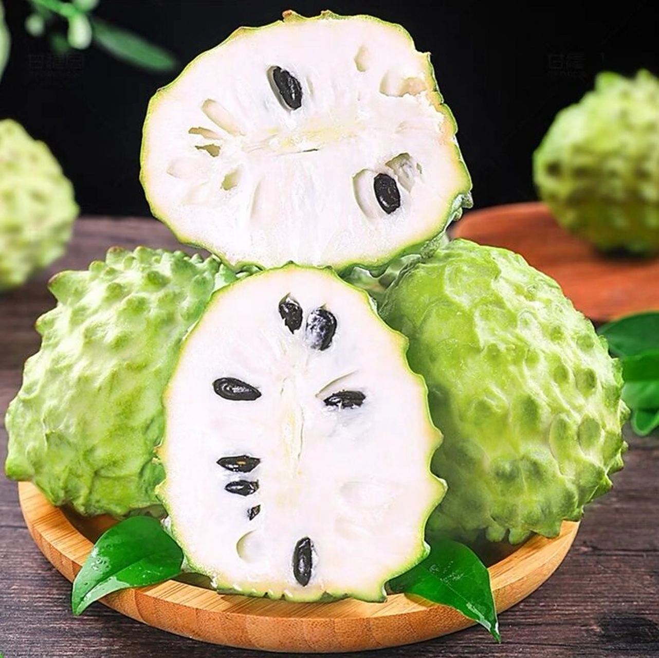 云南临沧释迦果大果 云南临沧释迦果大果,又被称为番荔枝.