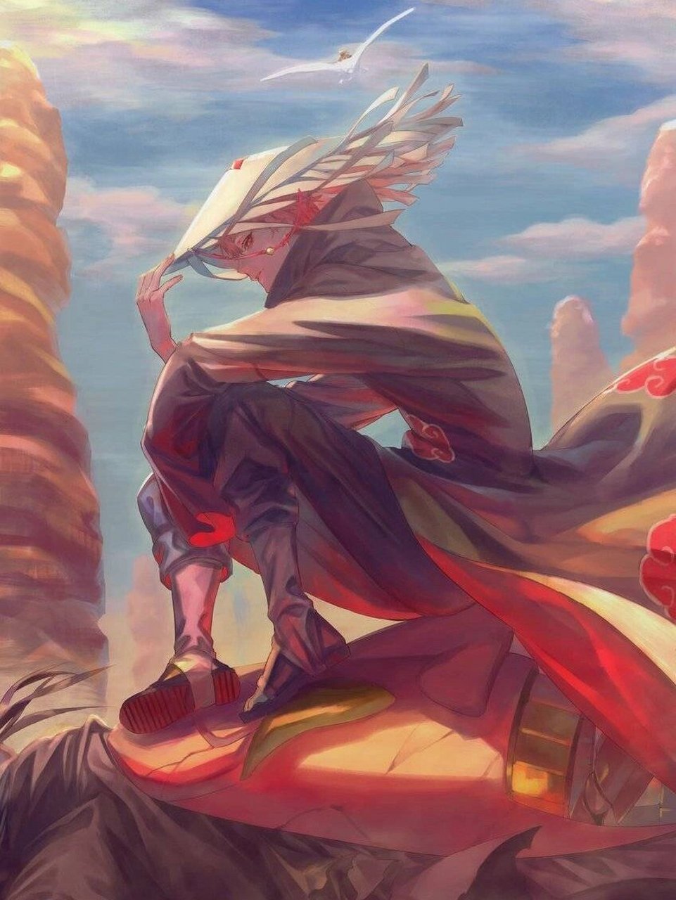 火影忍者(蝎)火影最痛苦之人(之一)  蝎小时他对待艺术认为永恒才是