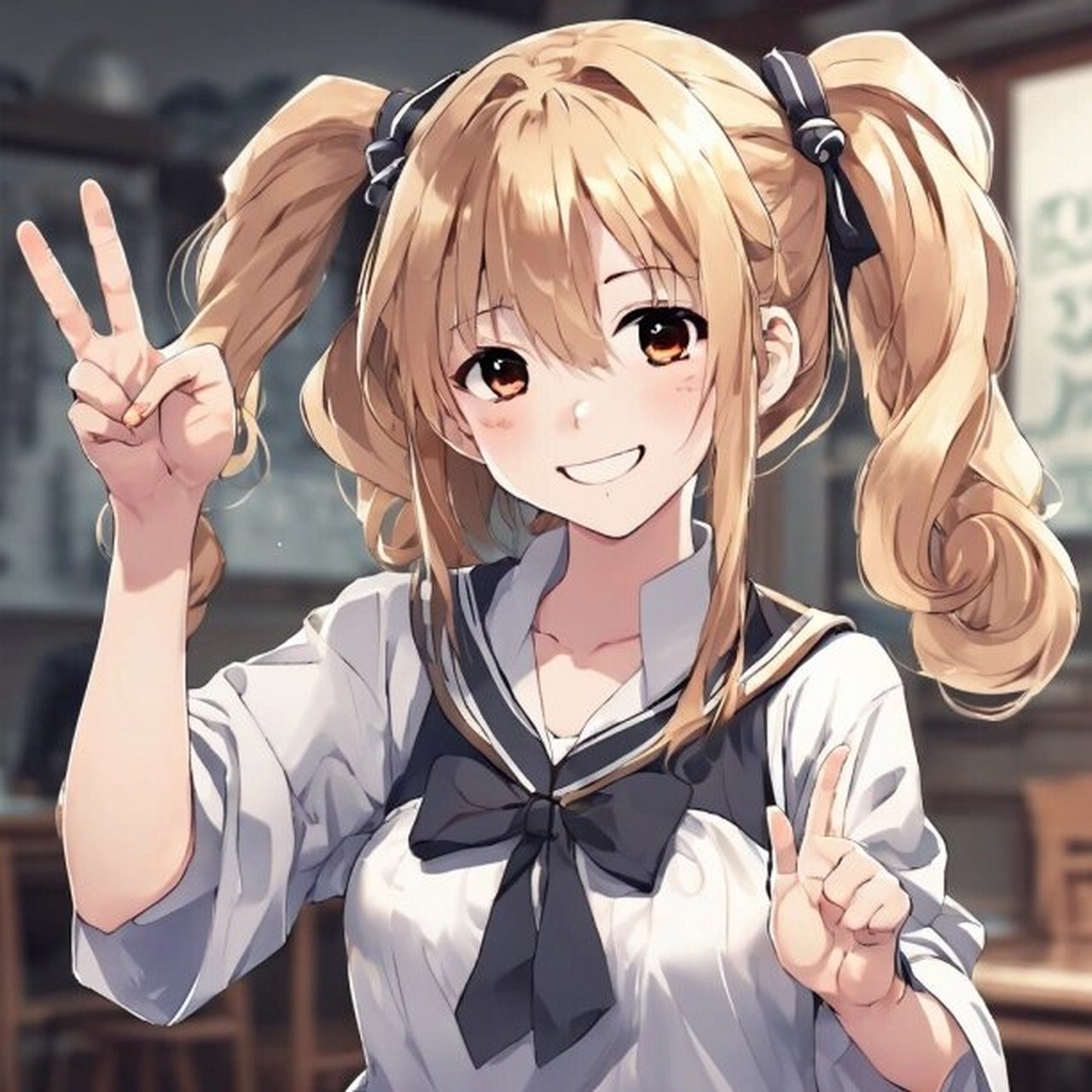 二次元女生动漫头像|超级可爱