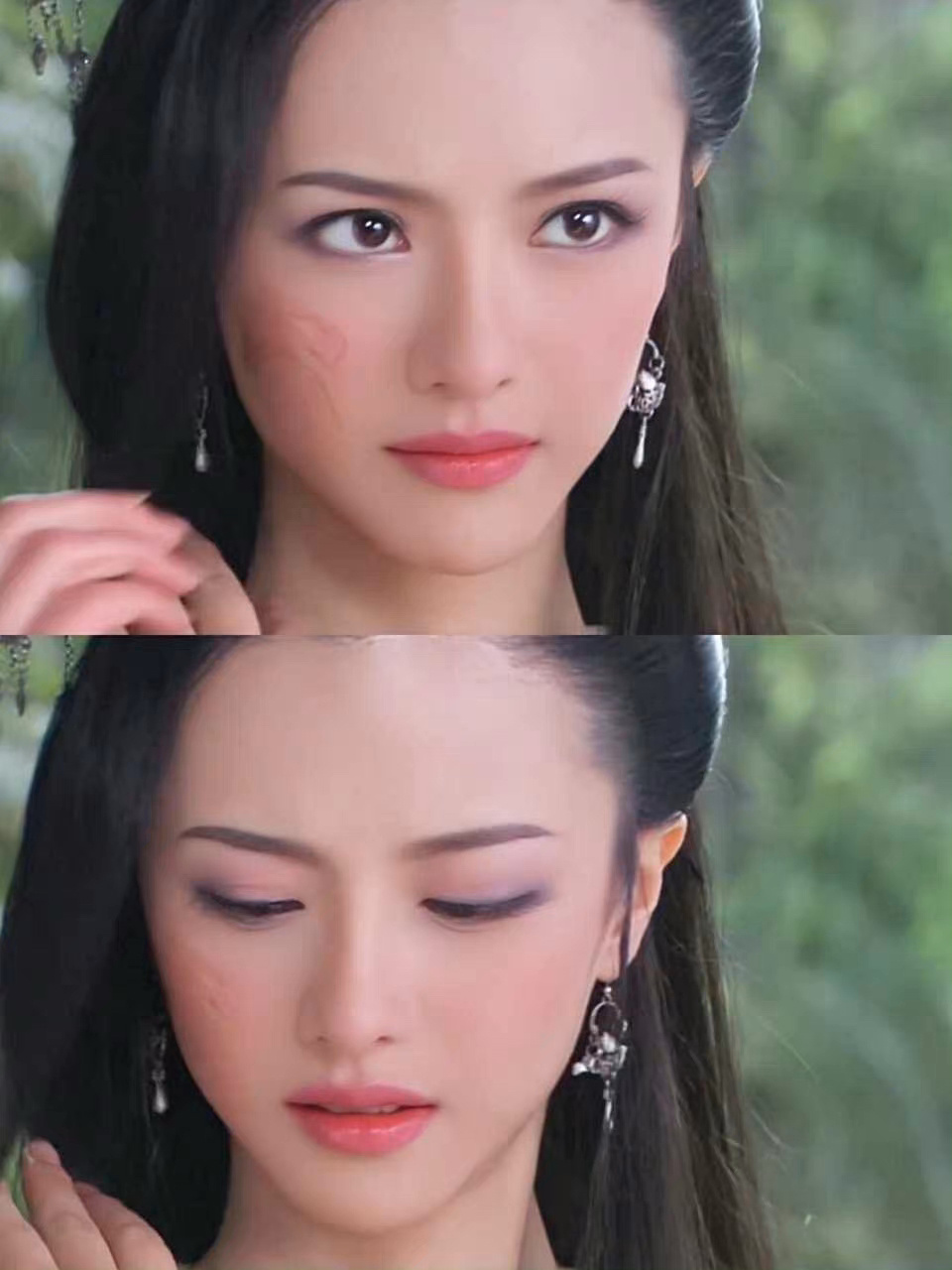 活佛济公3天鹅梦 天鹅小时候为了救庄红杏被鱼咬了脸,脸上留下一块疤