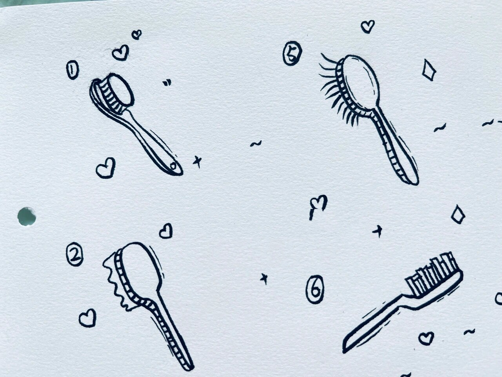 画画的日常# #牙刷##牙刷简笔画# #简笔画牙刷# #牙刷儿童画# #简笔