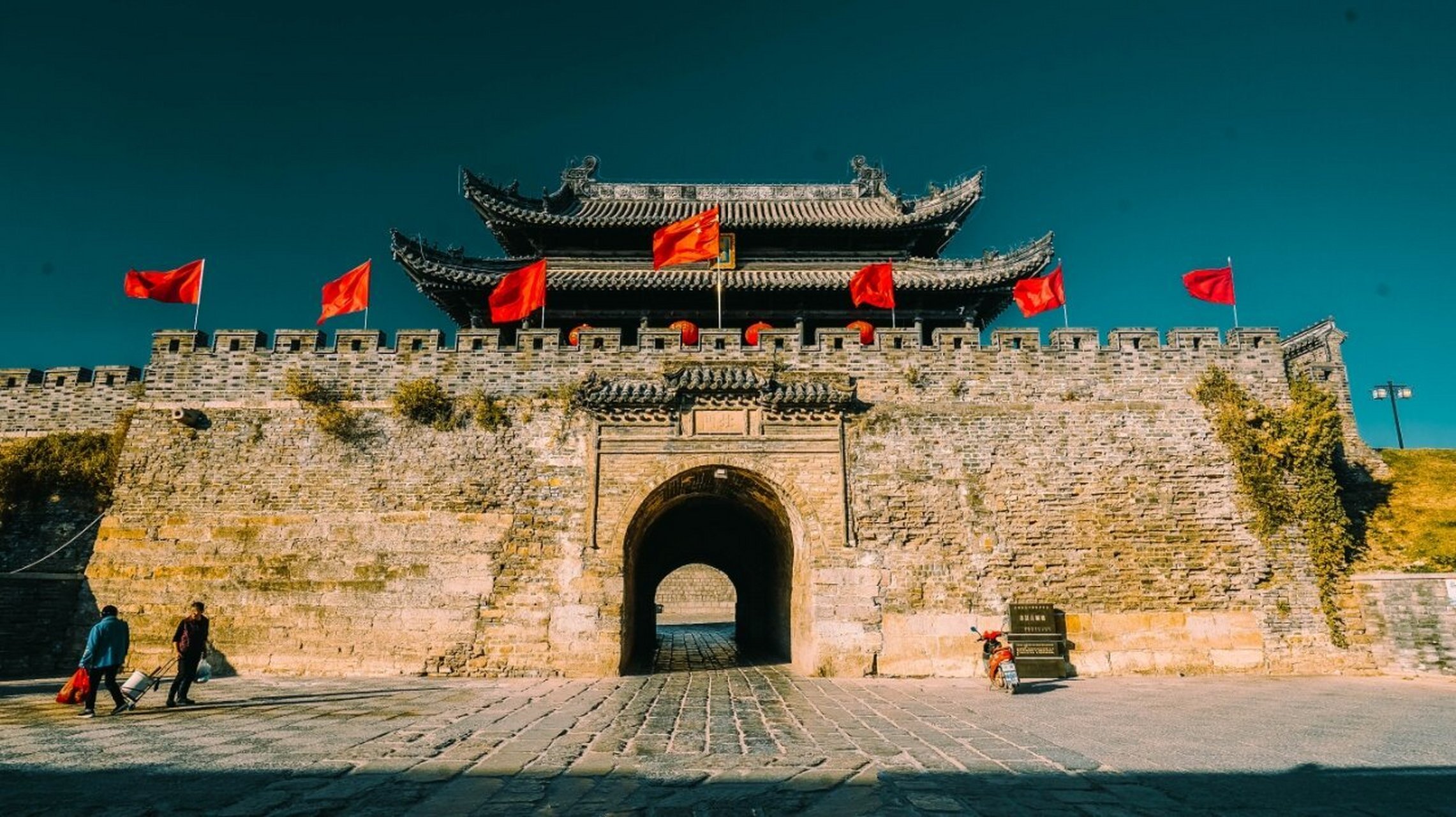 ▏城墙之上是历史,城墙脚下是岁 91 photos : 安徽省淮南市寿县古城