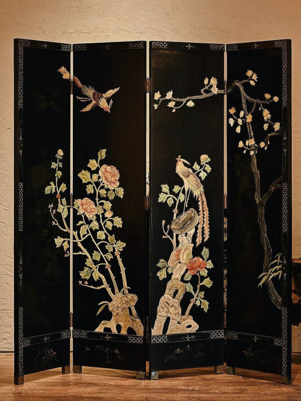 中式屏风里的颜值天花板.