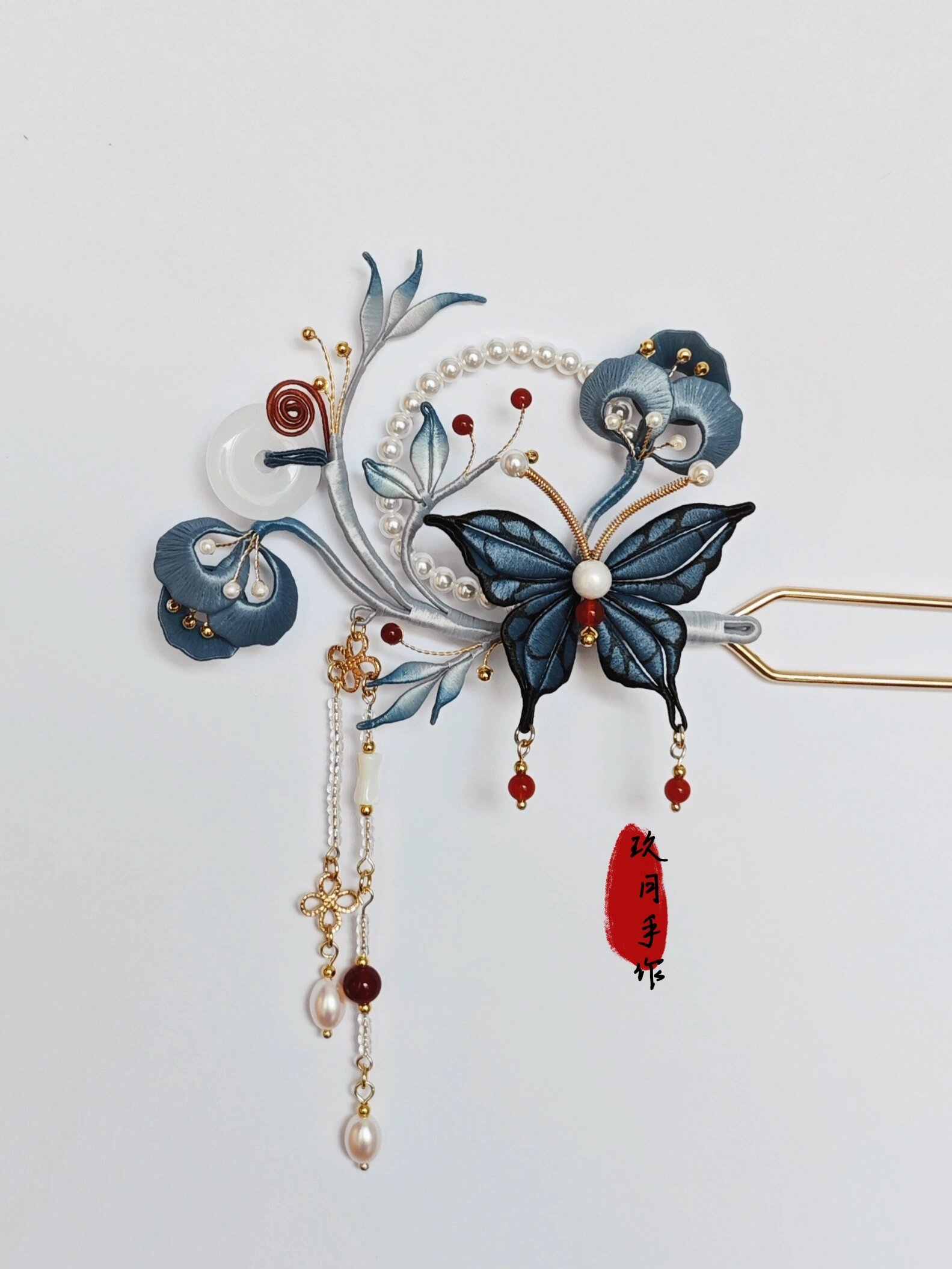 故宫系列缠花蝴蝶钗