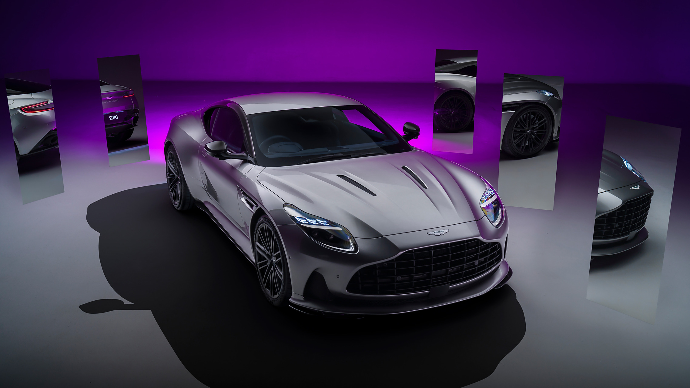 阿斯顿马丁db12#发布,v12变成v8等等一系列改变,内饰变化最大,显训哪