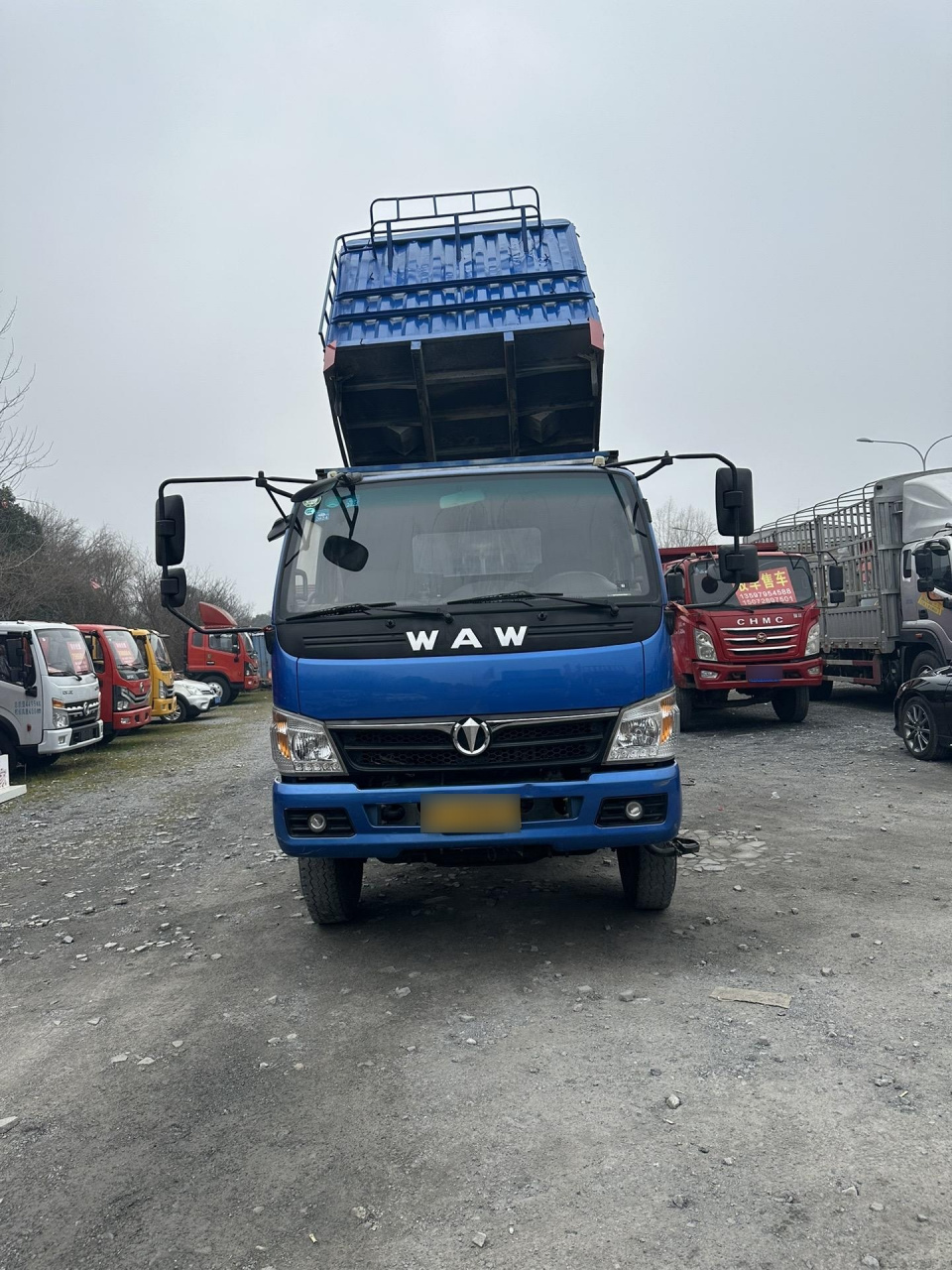 2米高栏自卸.2019年2月奥驰x3国五160动力,8档1094底盘,5.2*2.