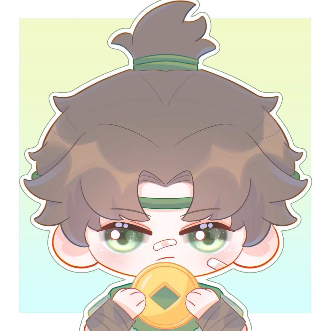 新神榜杨戬|沉香|q版头像 和昨天的舅舅凑一对的!