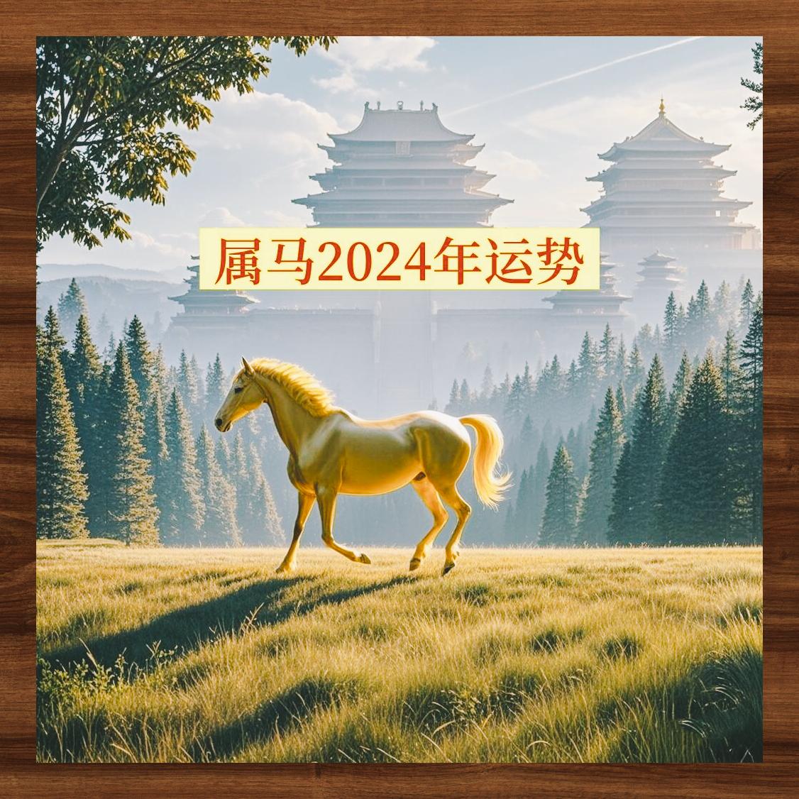 生肖马今年运势如何2024(属马的2024年全年运势)