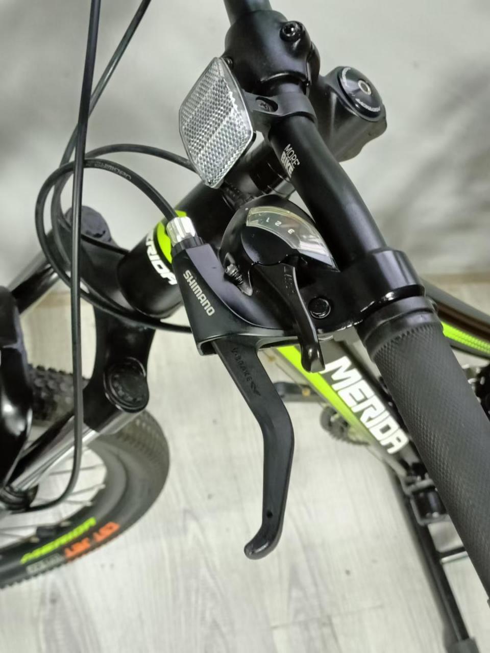 美利达达卡624d山地车,24寸,95新,适合135/150身高,禧玛诺21速碟刹,铝