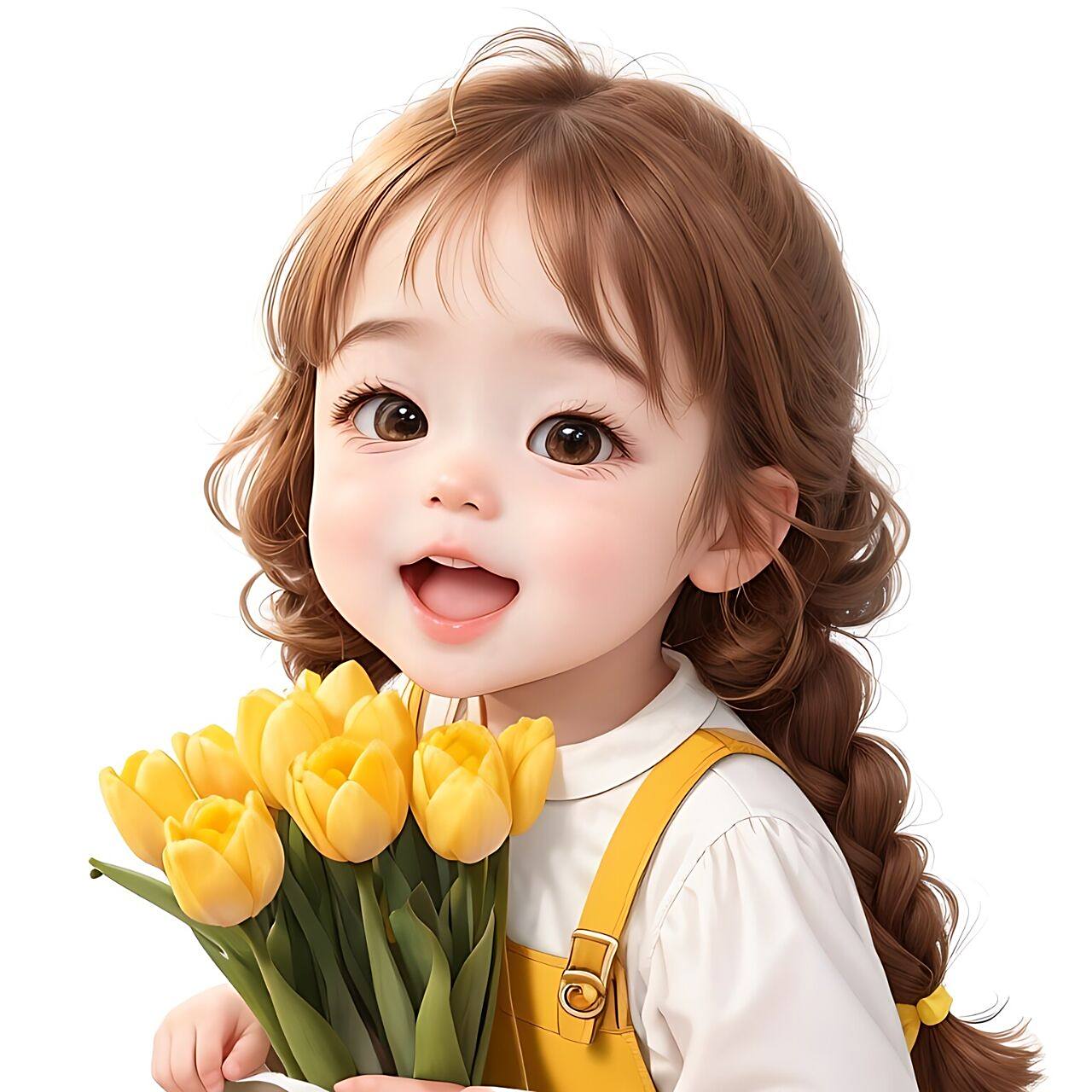 救命|黄色系女儿头像也来啦~ 姐妹们,这期的黄色系女儿头像也太可爱了