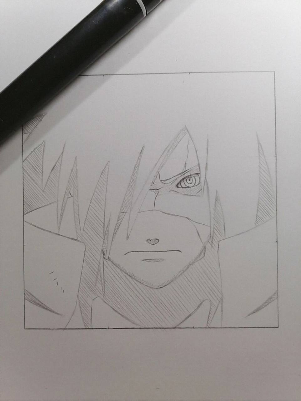 斑爷教程 #火影忍者# #手绘教程# 纯享版