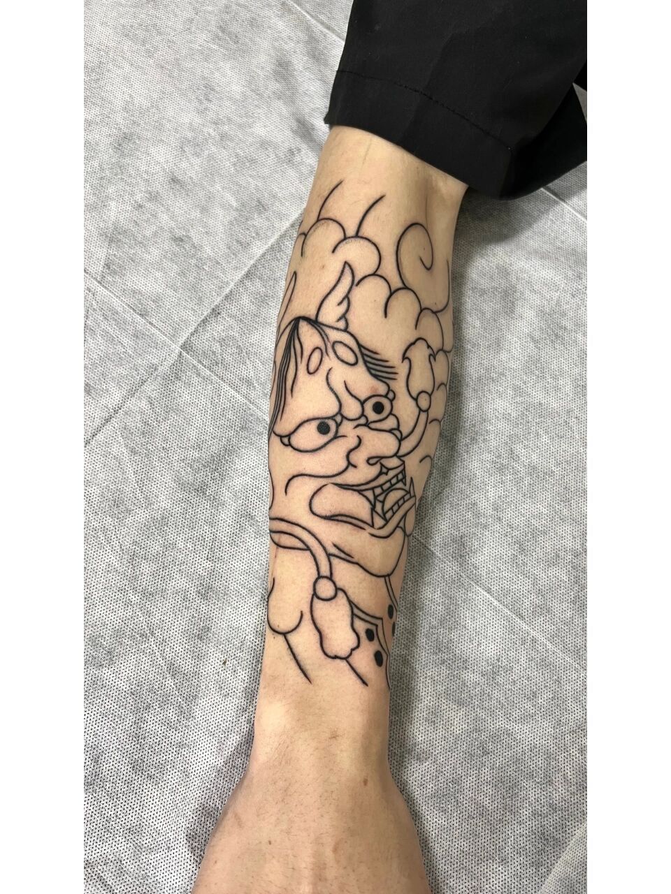 老传统包小臂纹身 老传统包小臂