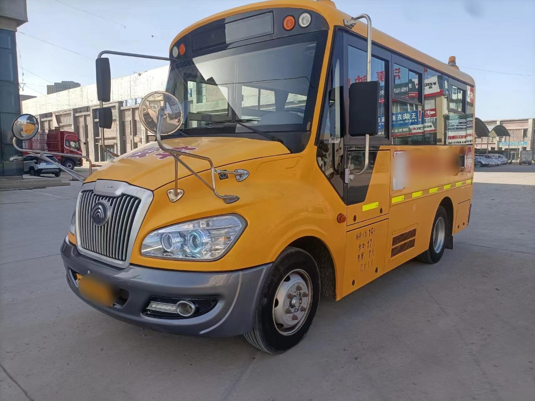 宇通校车19座中型普通客车,银川本地幼儿园一手车,手续齐全原版原漆