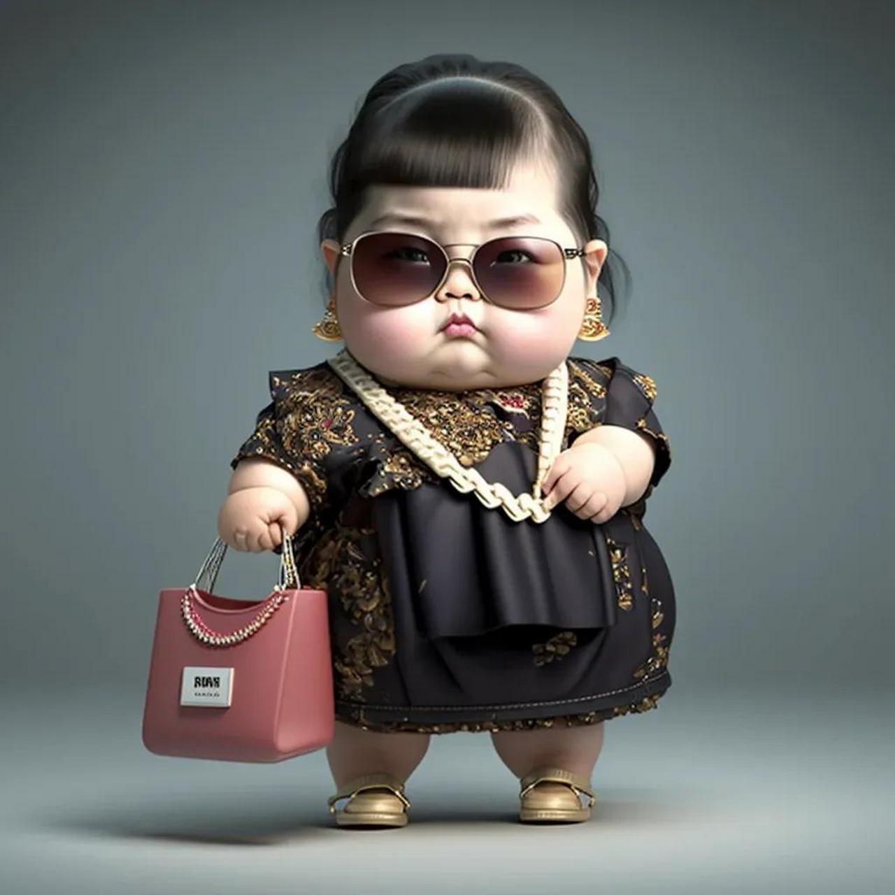 微胖女孩头像集锦,拿走不谢微胖02