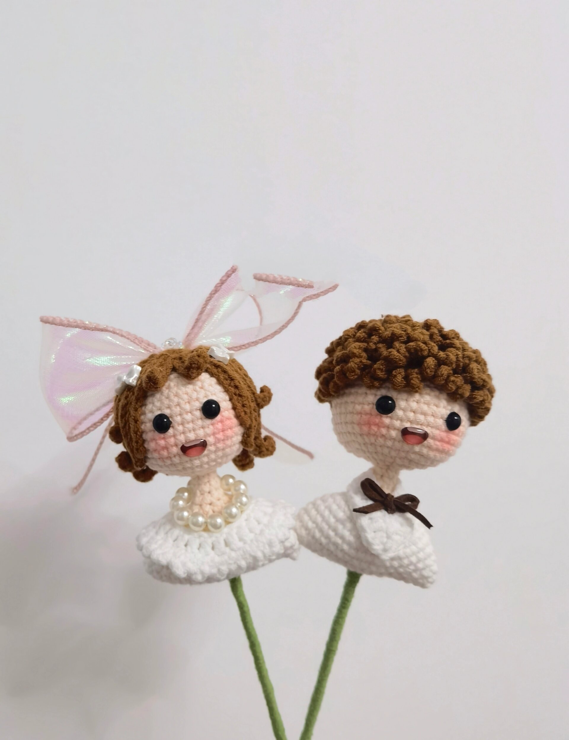 婚礼娃娃钩织图解