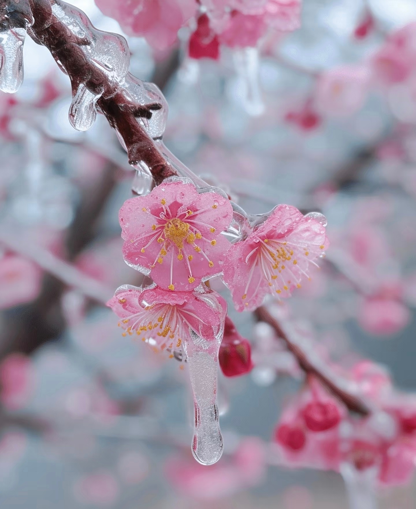 " - 雪,不是冬季的专属,乍暖还寒的初春时节,也常有雪花飞舞