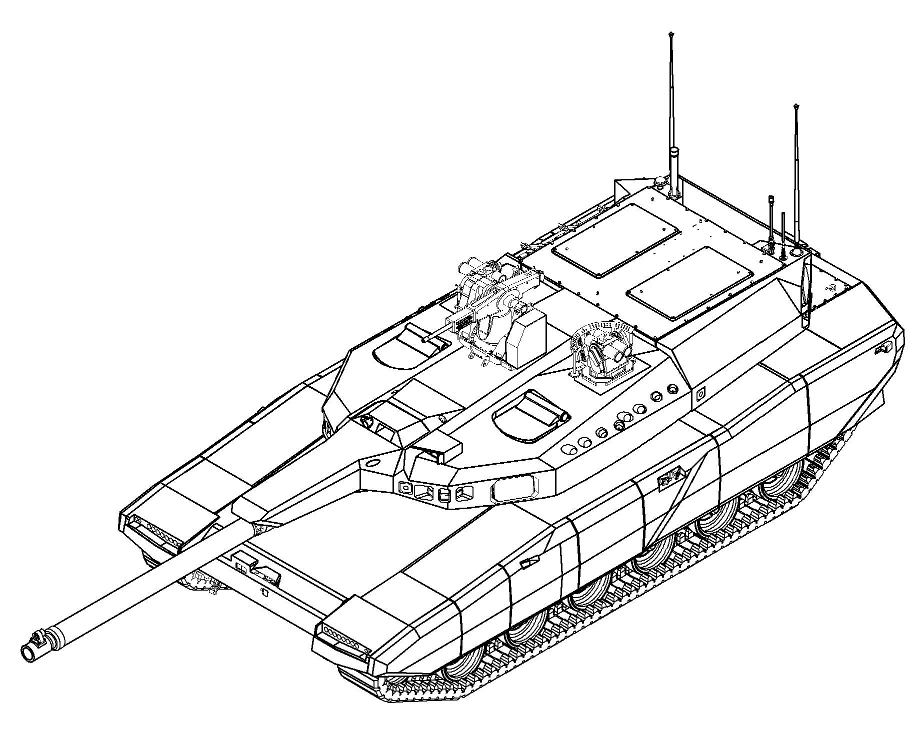 准确来说是有人/无人履带式战斗车