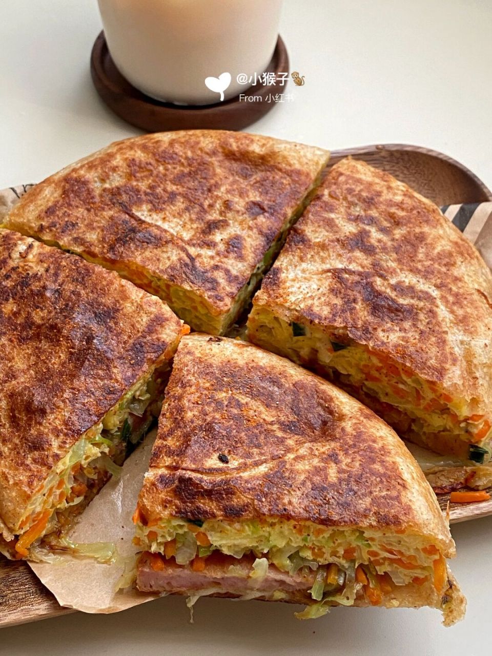 今天分享合集啦6015全麦卷饼的吃法 低碳饮食,满满高蛋白,饱腹感