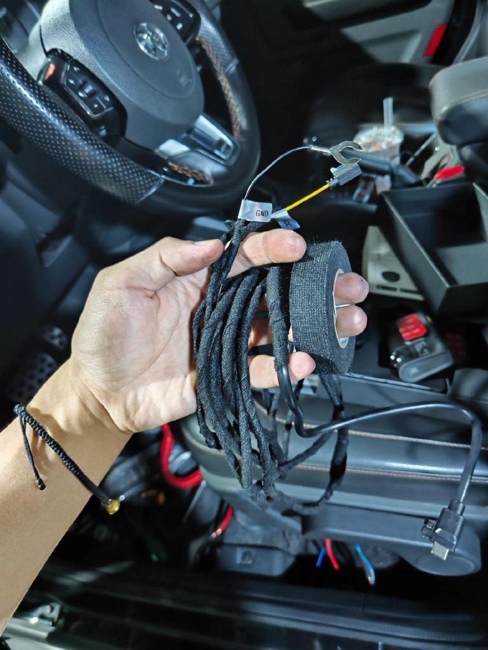 北京bj40安装盯盯拍行车记录仪.