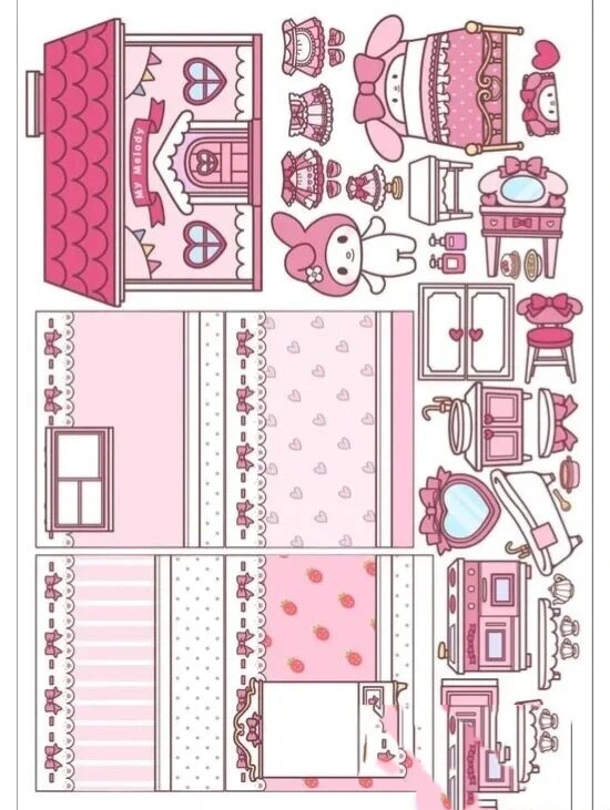 美乐蒂小屋制作图纸