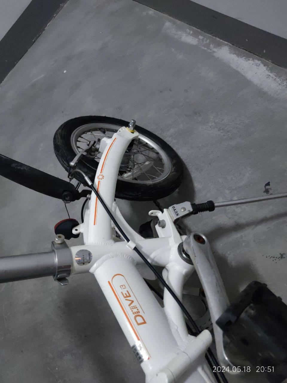 包邮——大行432折叠自行车 大行412的升级版本,型号dovei3,成色可以