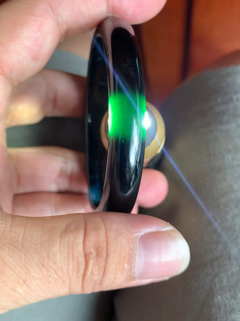 墨翠手镯,翡翠手镯最少的品质,难得一见 墨翠手镯,翡翠手镯最少的品质