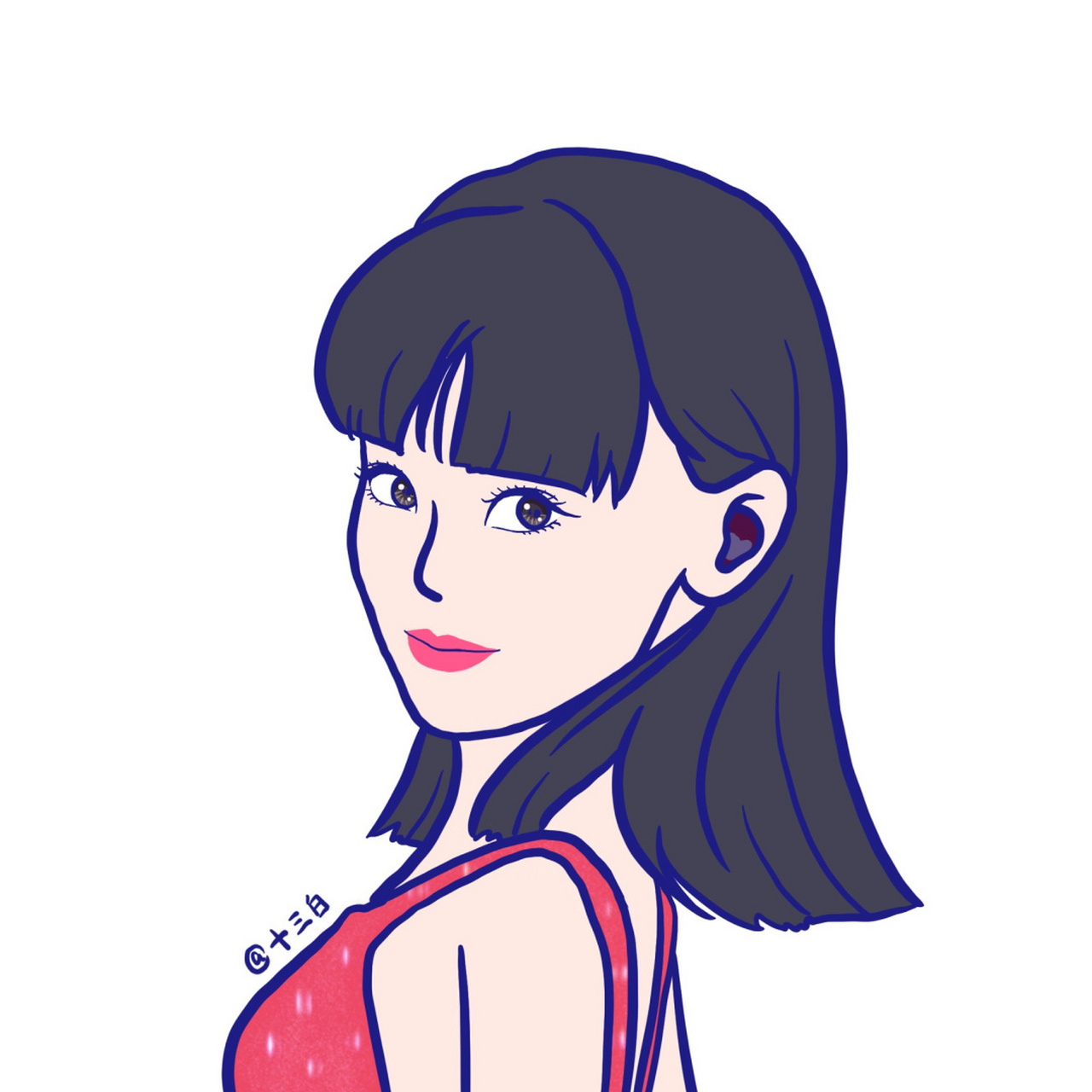 乘风破浪的姐姐插画第三波#十三白插画