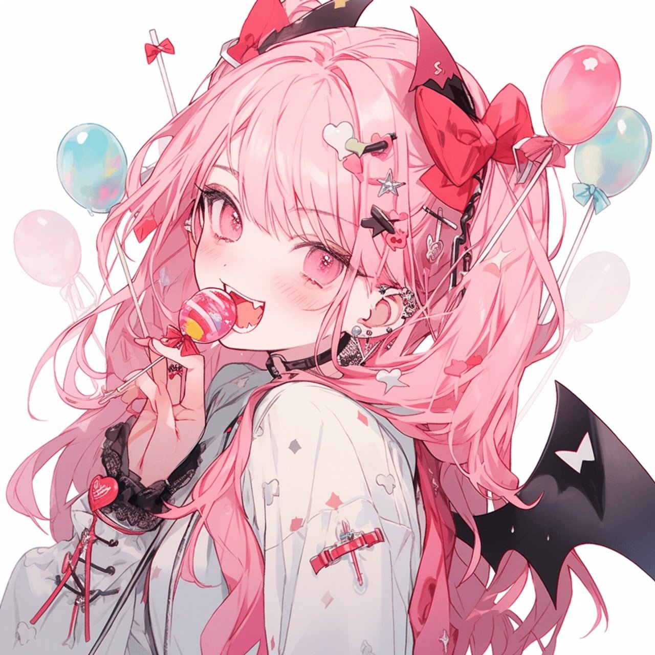 万圣节头像分享|粉毛小魅魔 4l自取噢!礼貌拿图