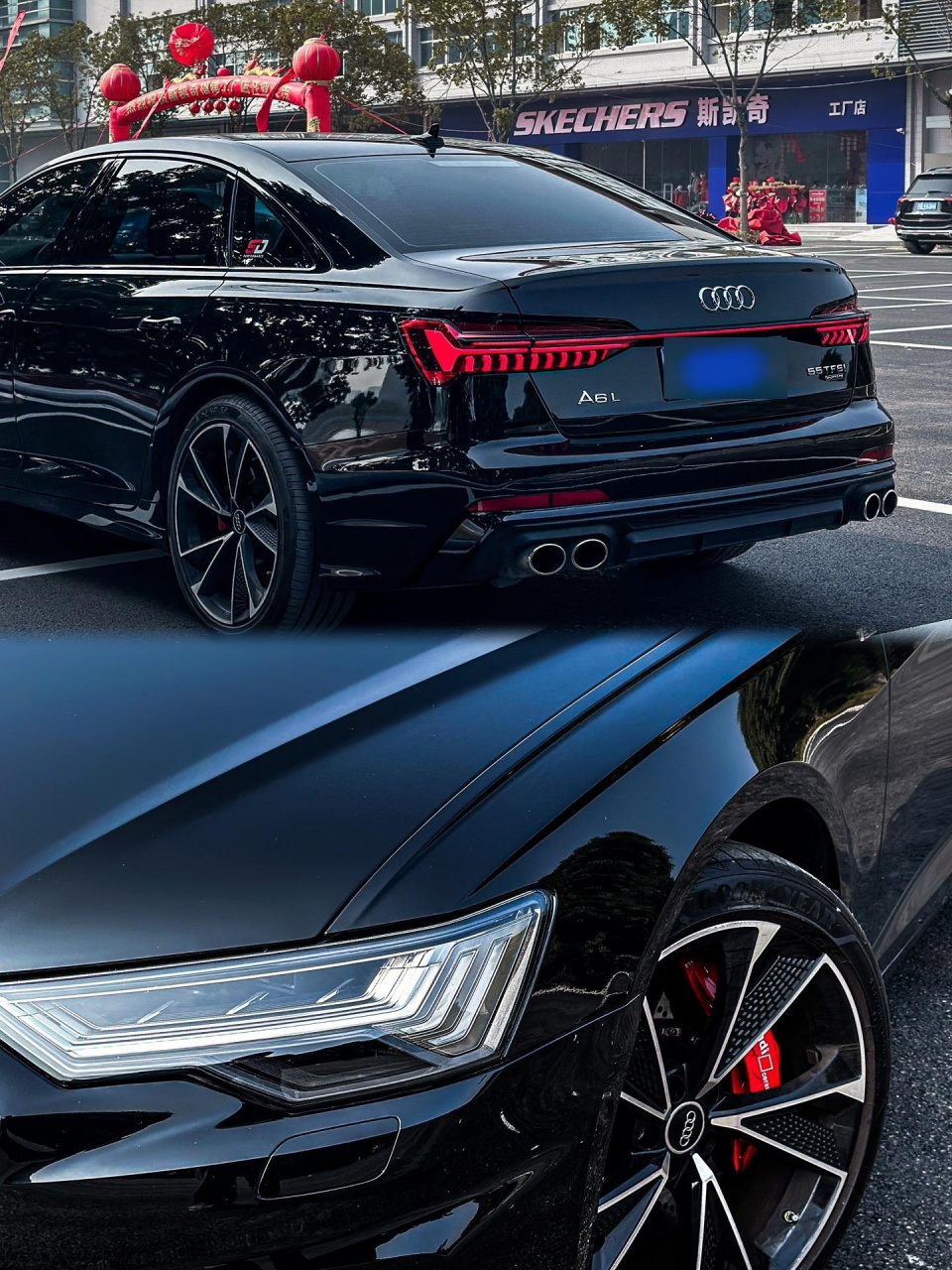 奥迪a6l黑武士改装升级案例