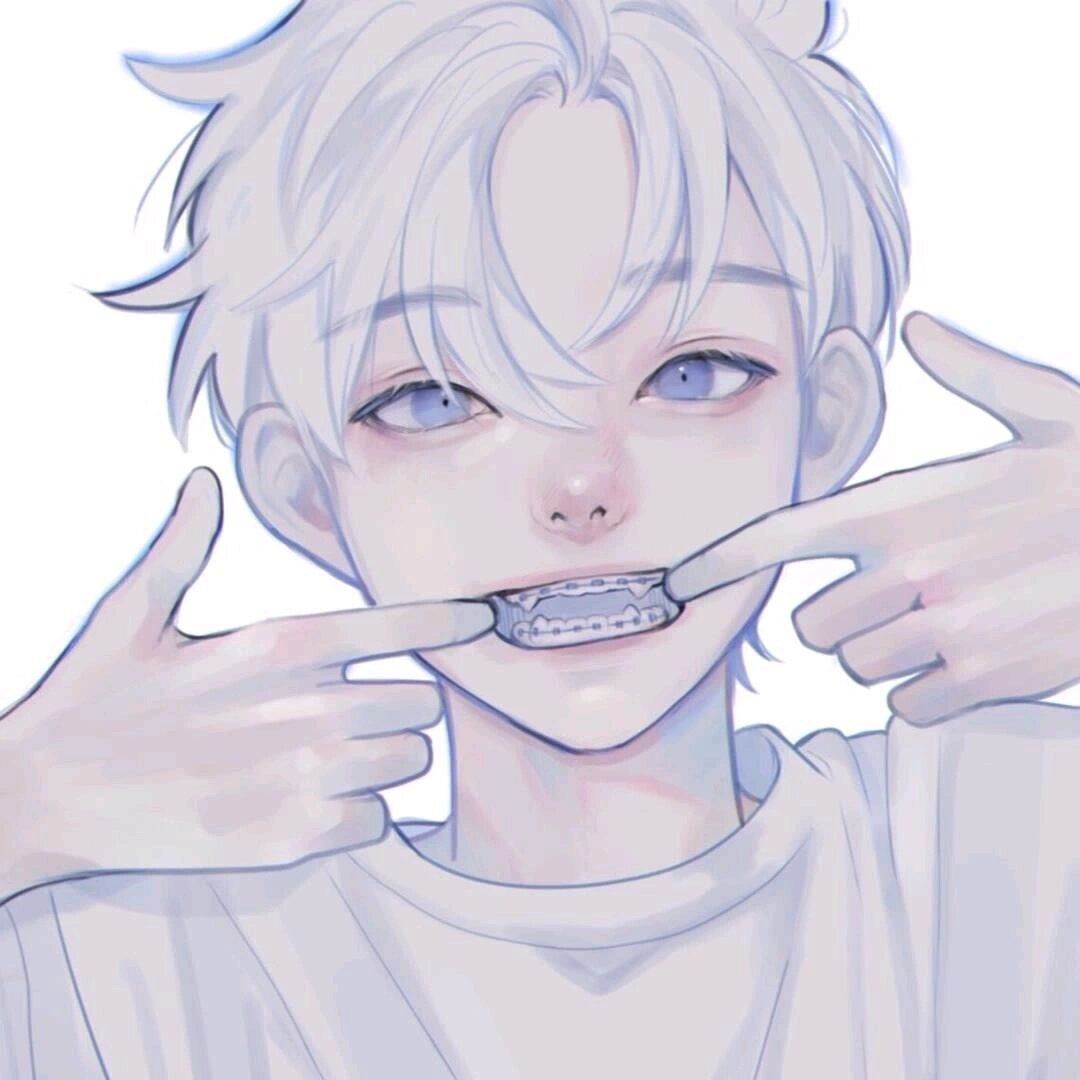 酷帅简约动漫手绘男头