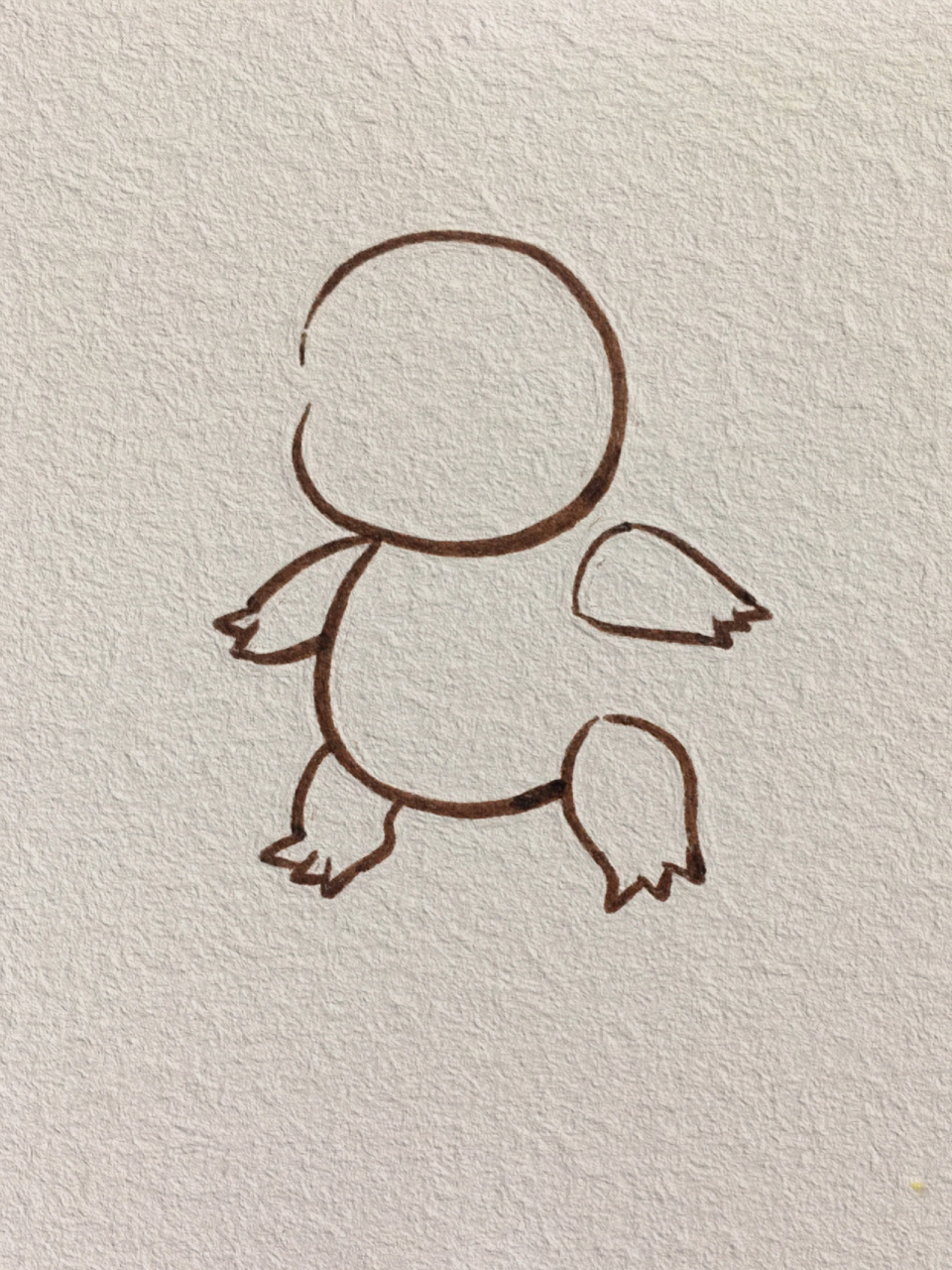 杰尼龟怎么画 简笔画图片