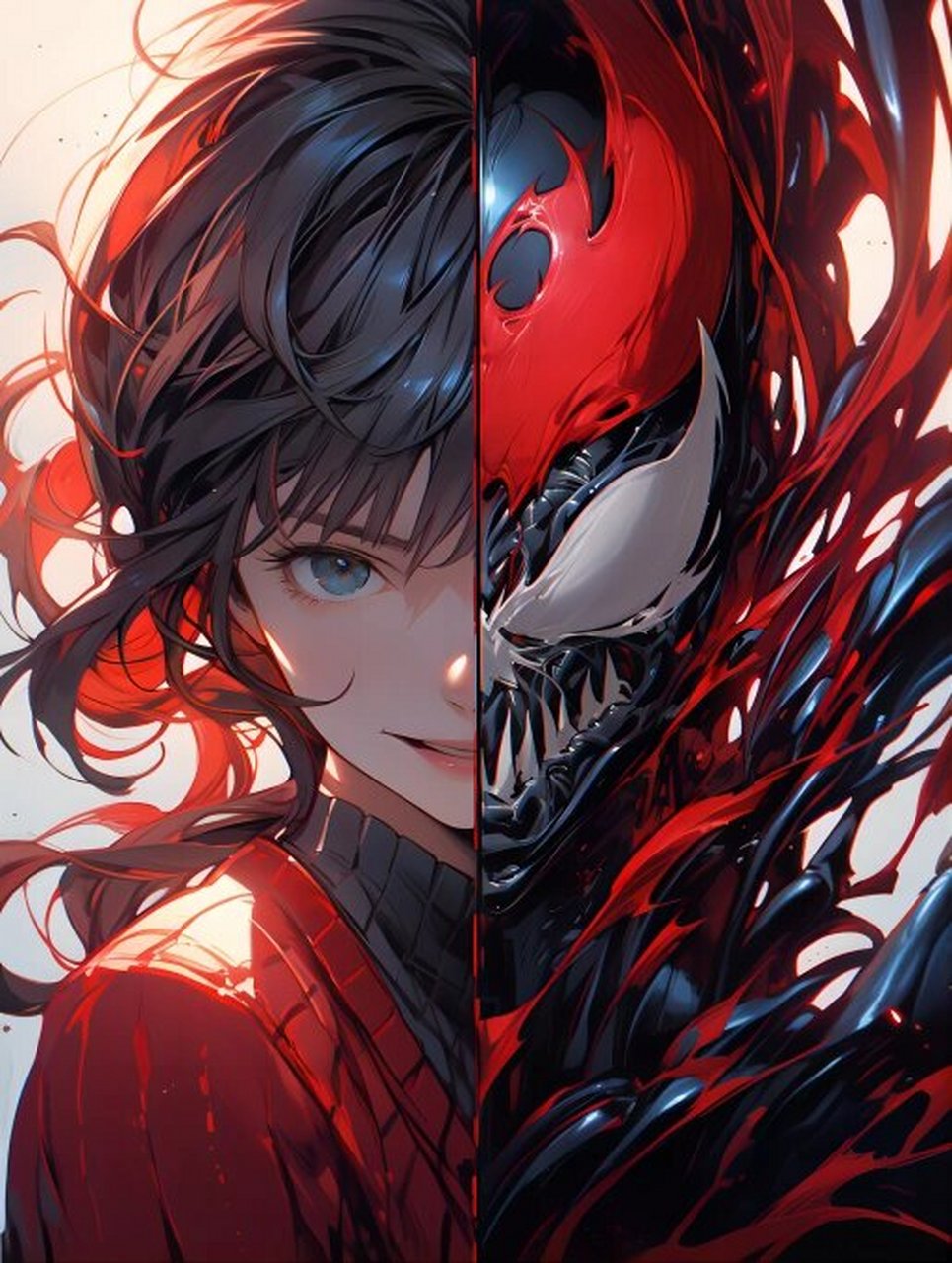 红色的毒液更强,那红色的女毒液呢