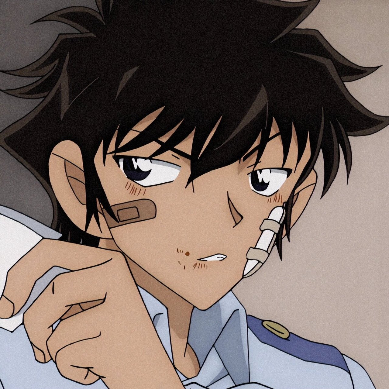 松田阵平|警校时期 头像「自修图 "我说小阵平 这脸是怎么了?