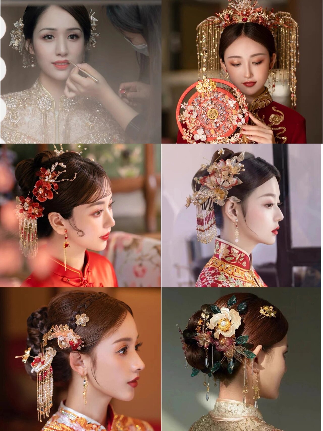 最美新娘|绝美中式秀禾唐装头饰