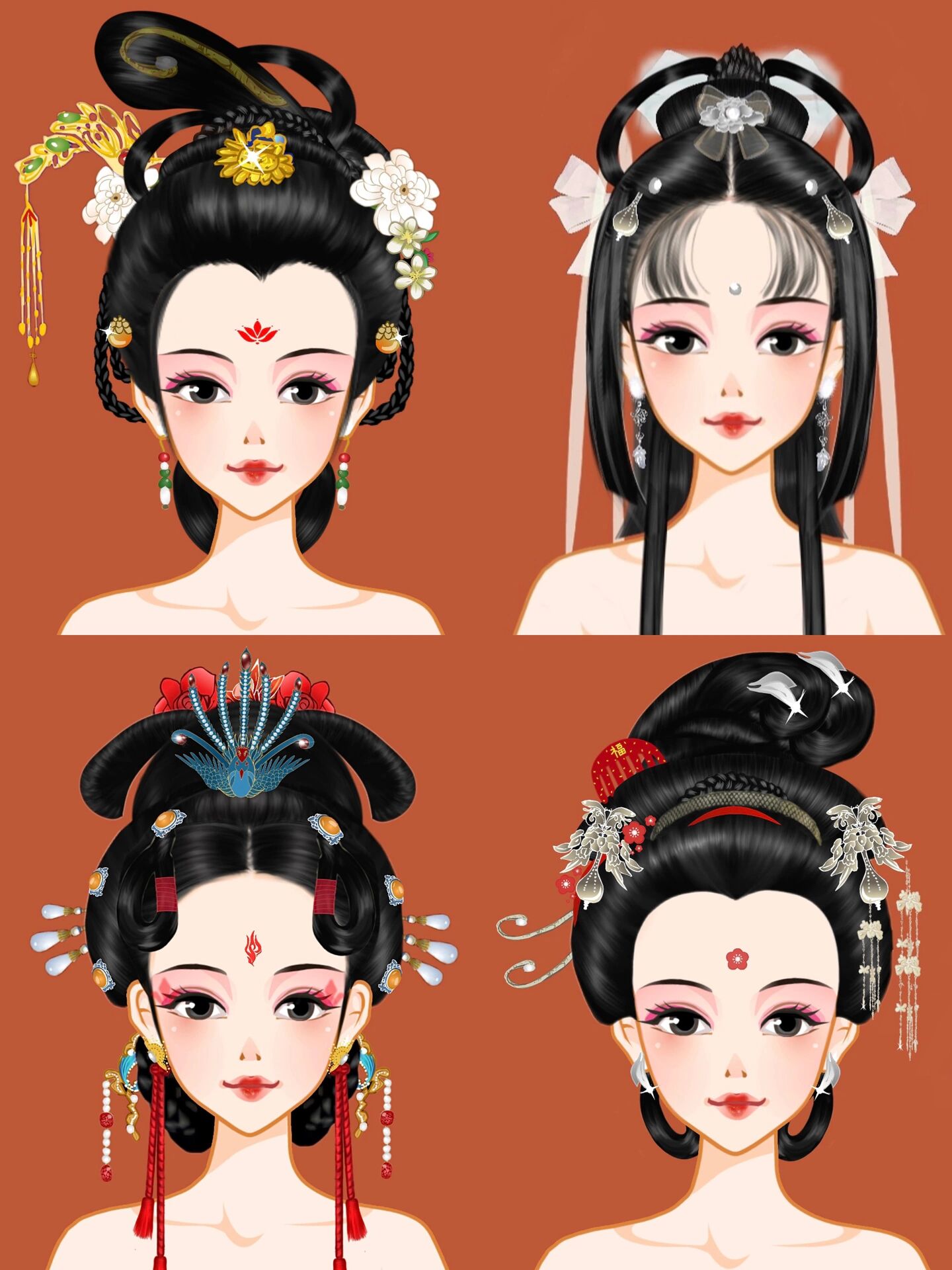 彩虹堂古装发型
