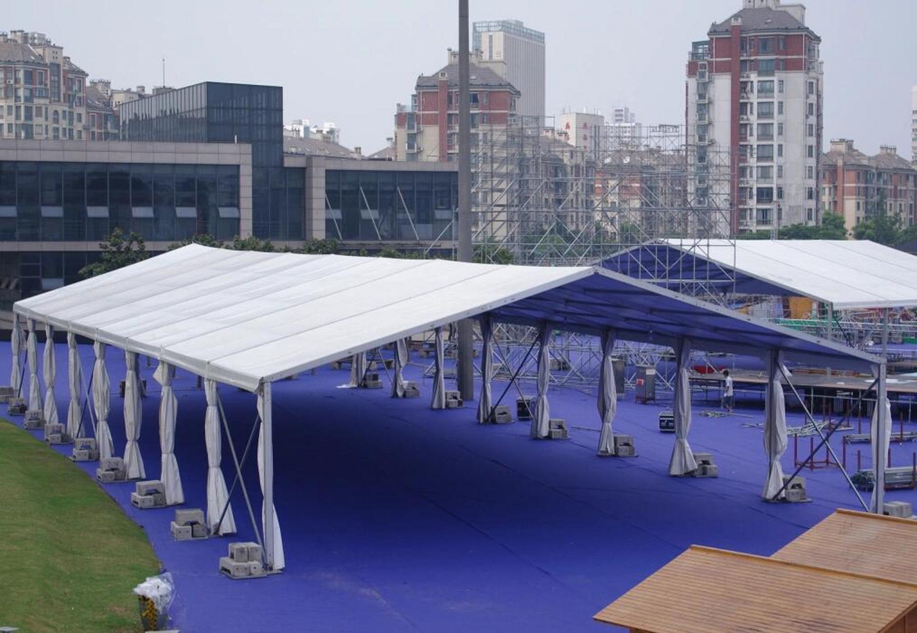 小篷房,大用处,展会,临时展厅 篷房应用领域
