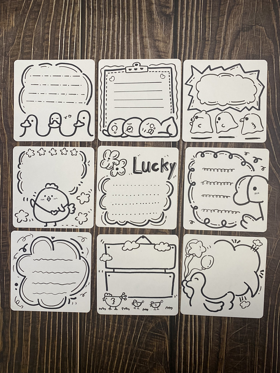 简笔画|一起画手帐手抄报素材边框吧