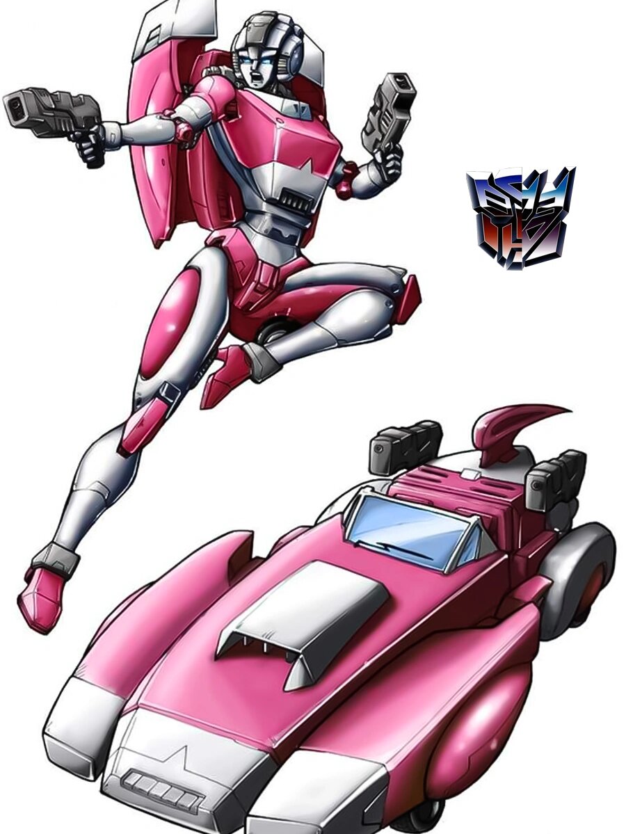 很少见的女变形金刚-阿尔茜 阿尔茜(arcee)是美国孩之宝公司旗下