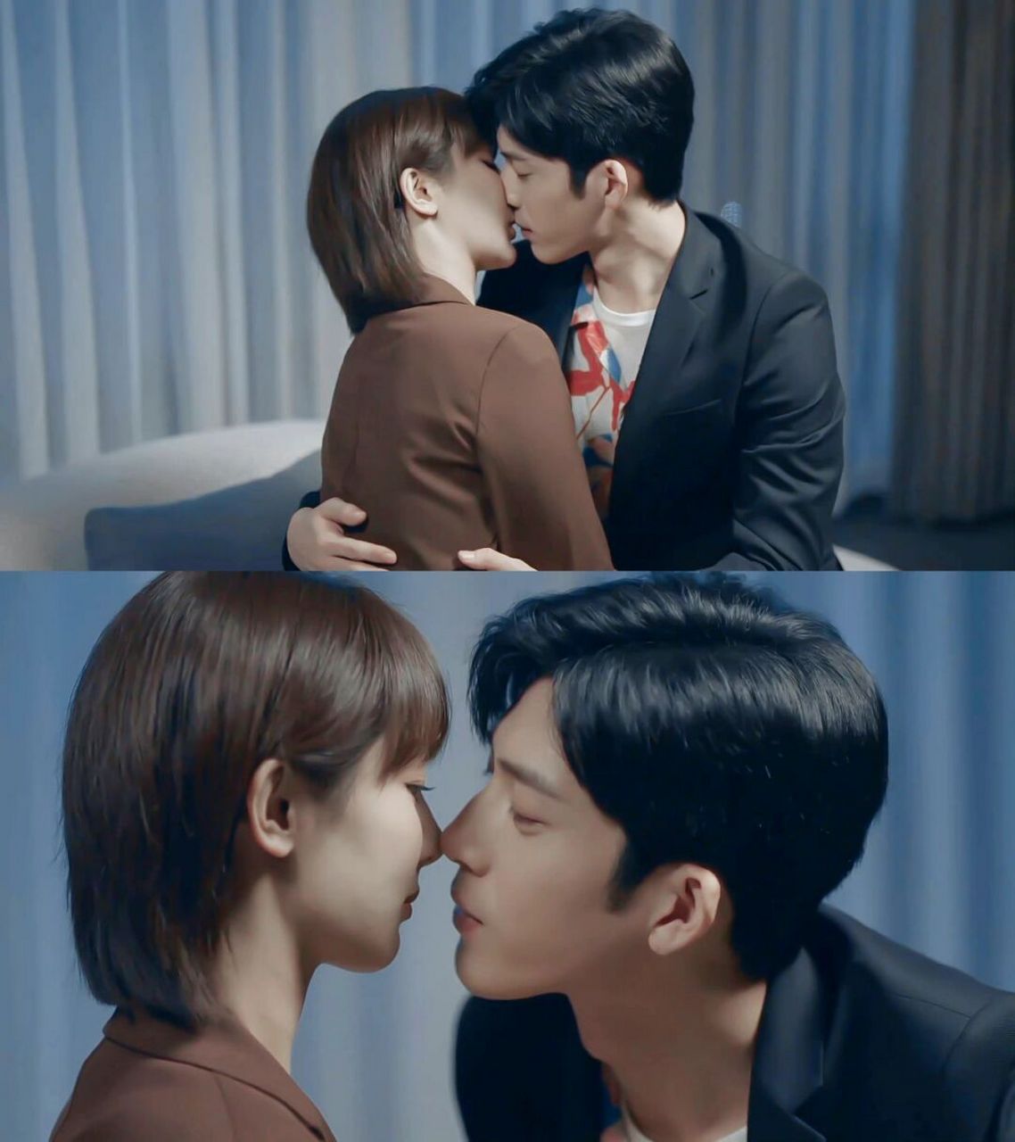 吻戏还得看井柏然,每场吻戏又苏又欲,甜度爆表,氛围感绝了!