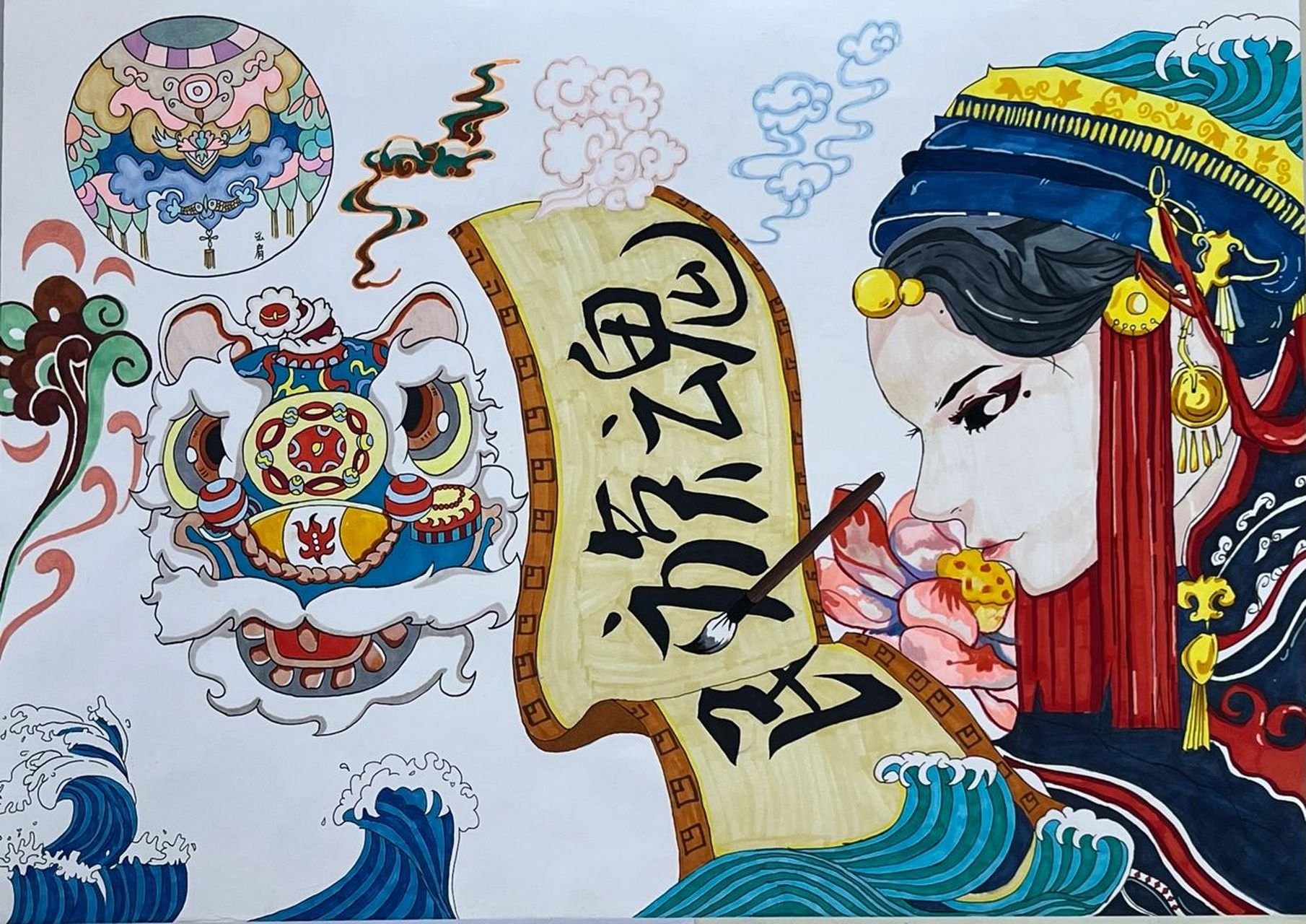 中国梦民族魂主题的绘画,图片来啦 中国梦民族魂主题的绘画,图片来啦