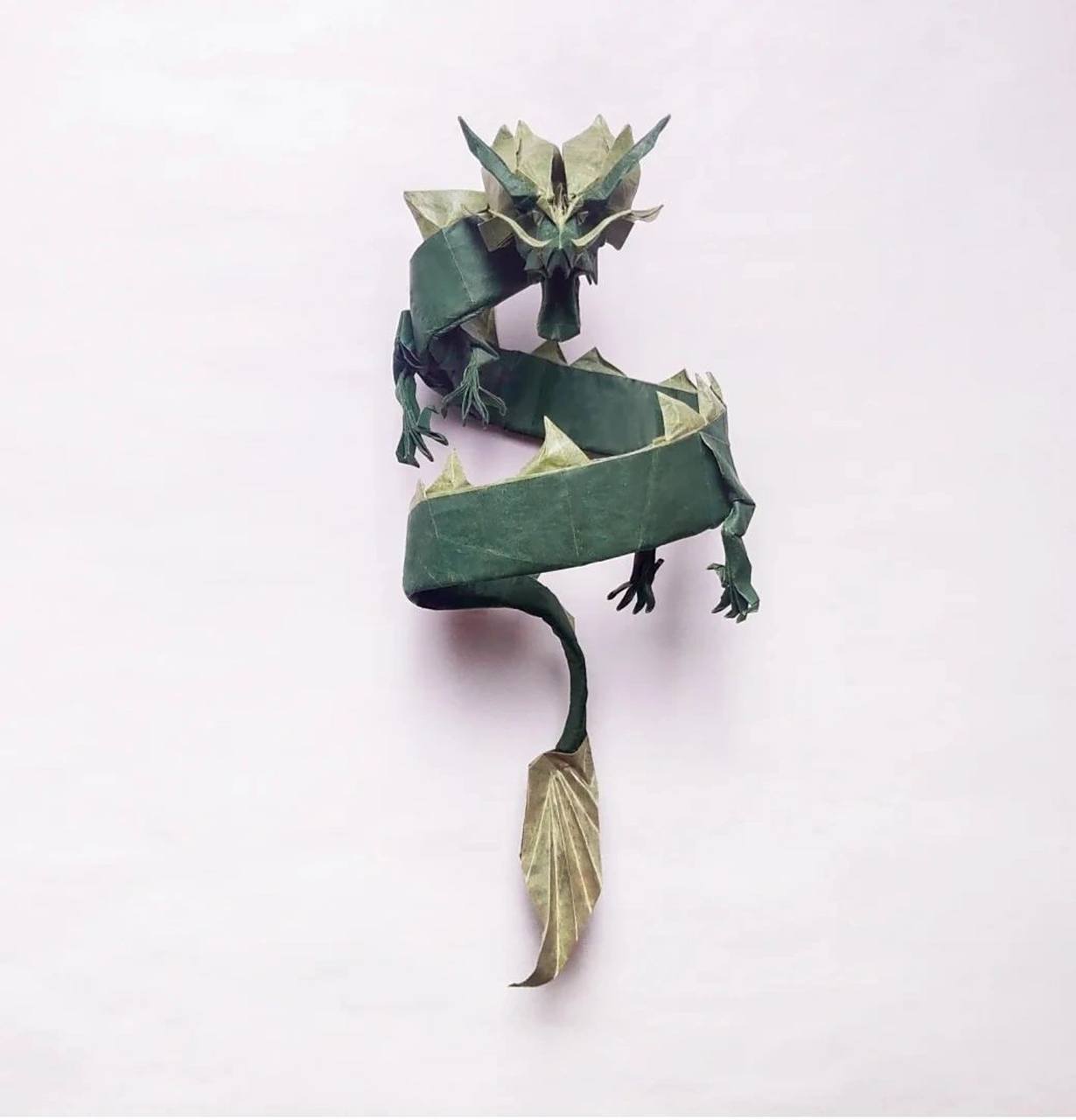 分享一款超级好看的折纸设计:青龙 作者 分享一款超级好看的折纸设计