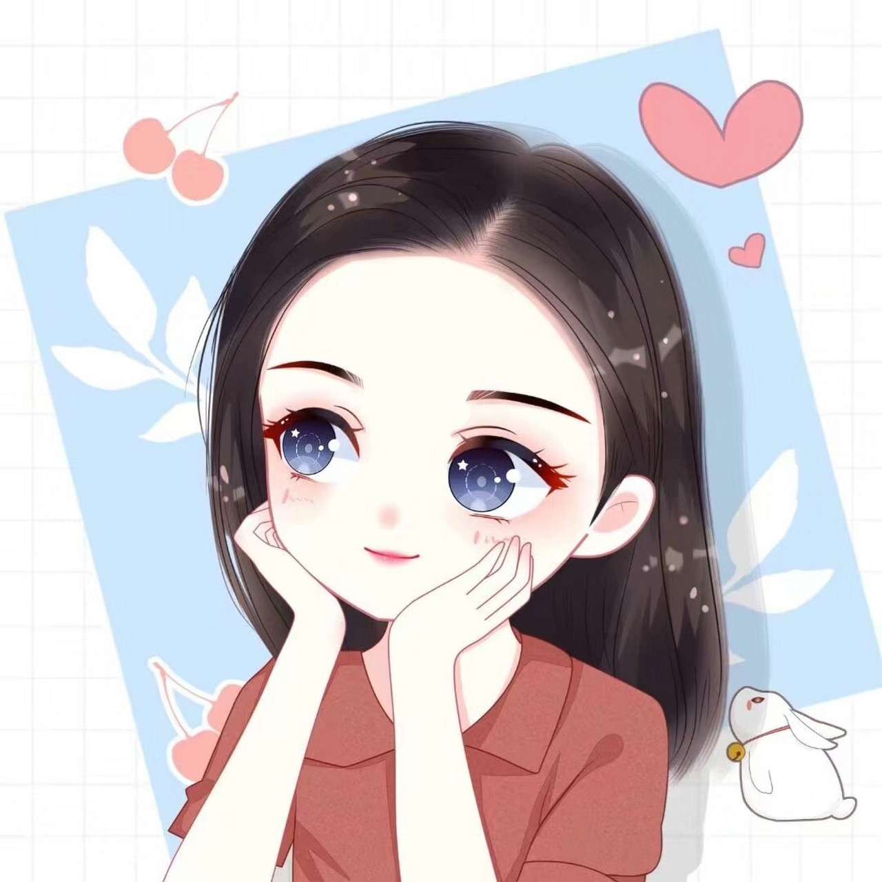 可爱俏皮的微信头像 清新可人 "希望今天的你只有惊喜 没有失落"