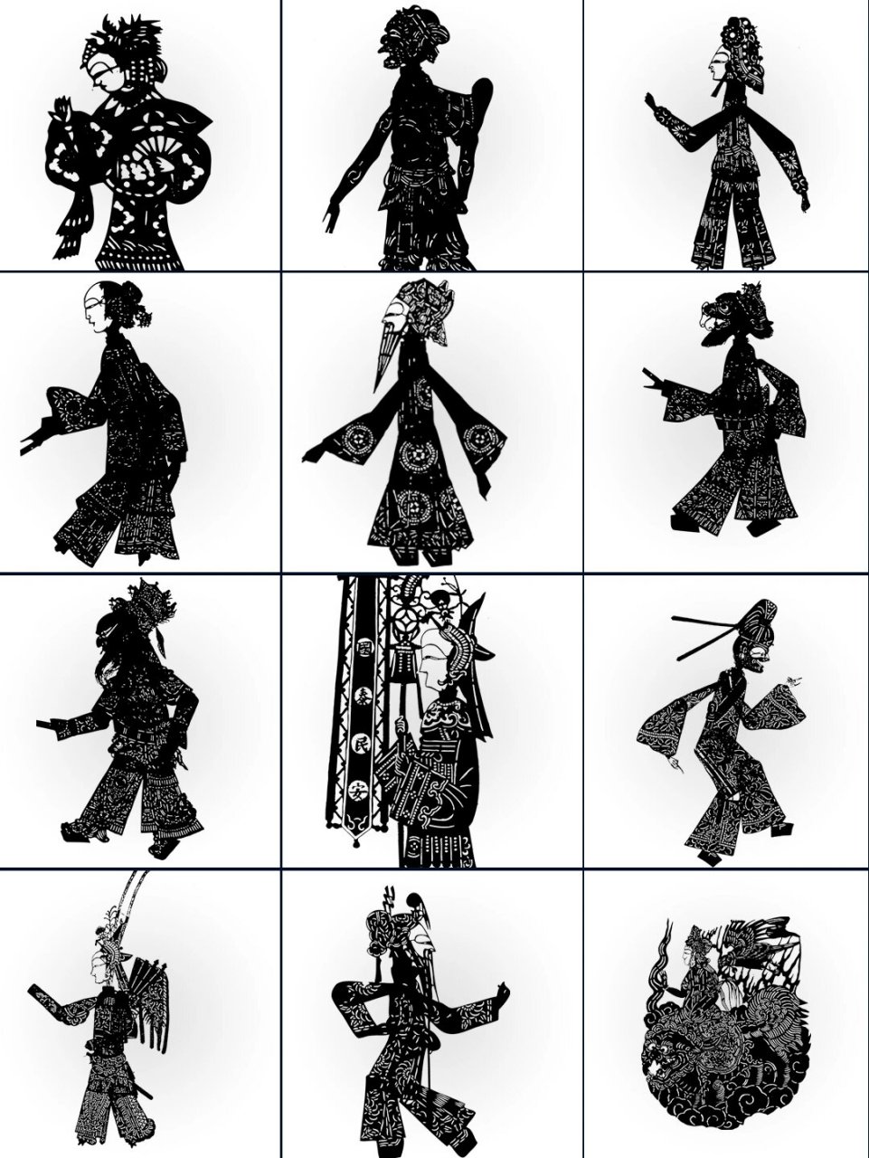 🎭 中国传统皮影戏设计素材 🌟 大家好,今天我分享一批精美的中国