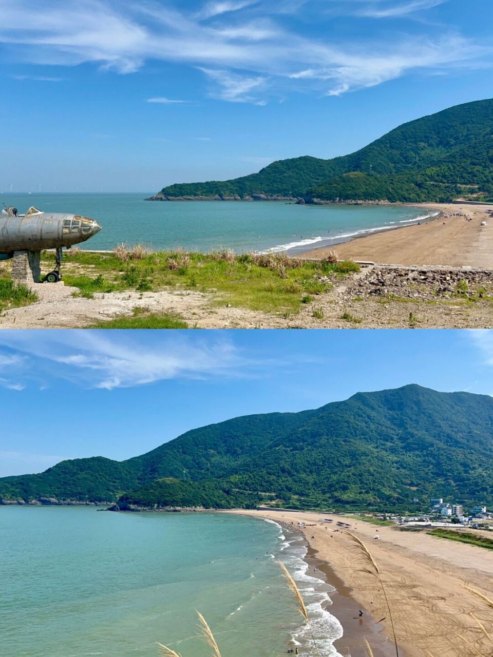 浙江省可以直接开上岛的海边 宁波象山 07导航至鹤浦大沙沙滩,杭州
