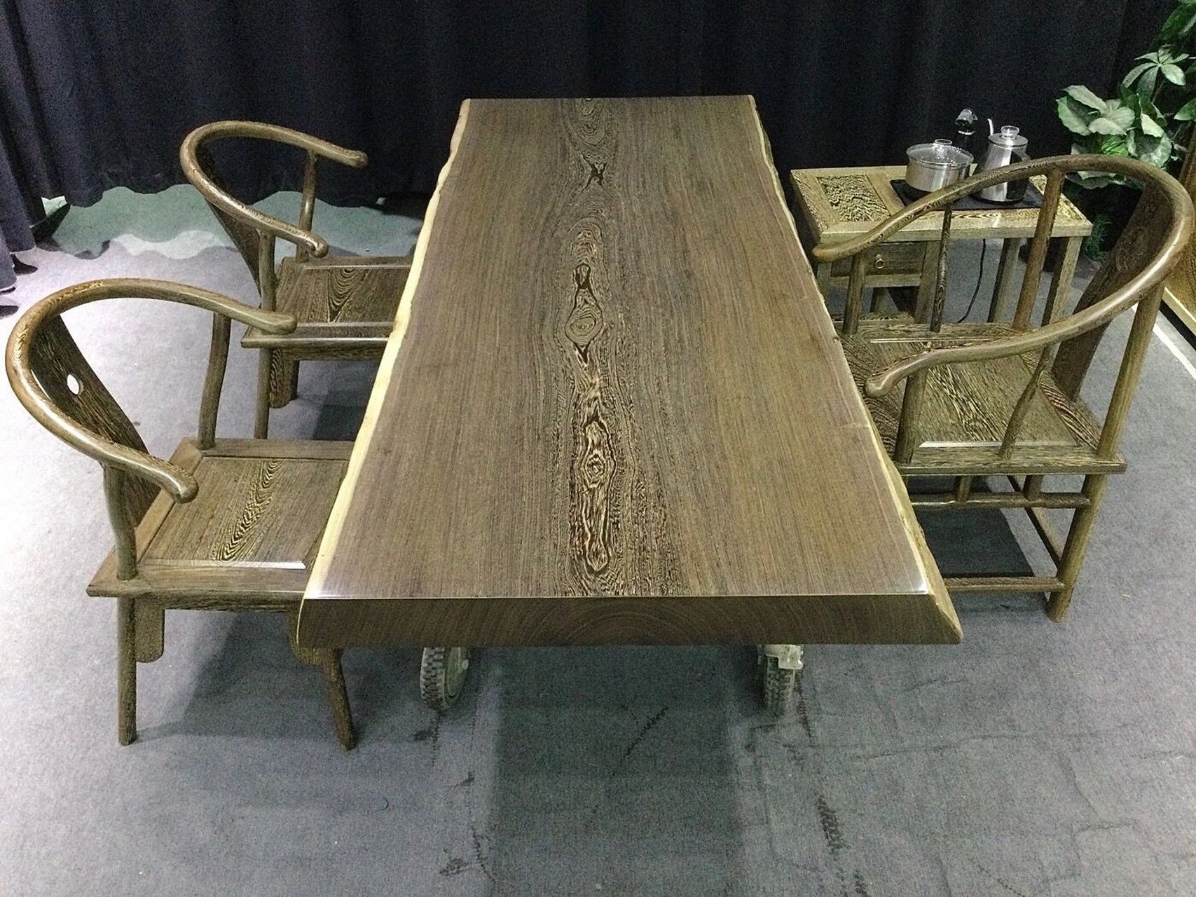 上新9056809215现货鸡翅木实木大板 倒盖自然 上新90568092